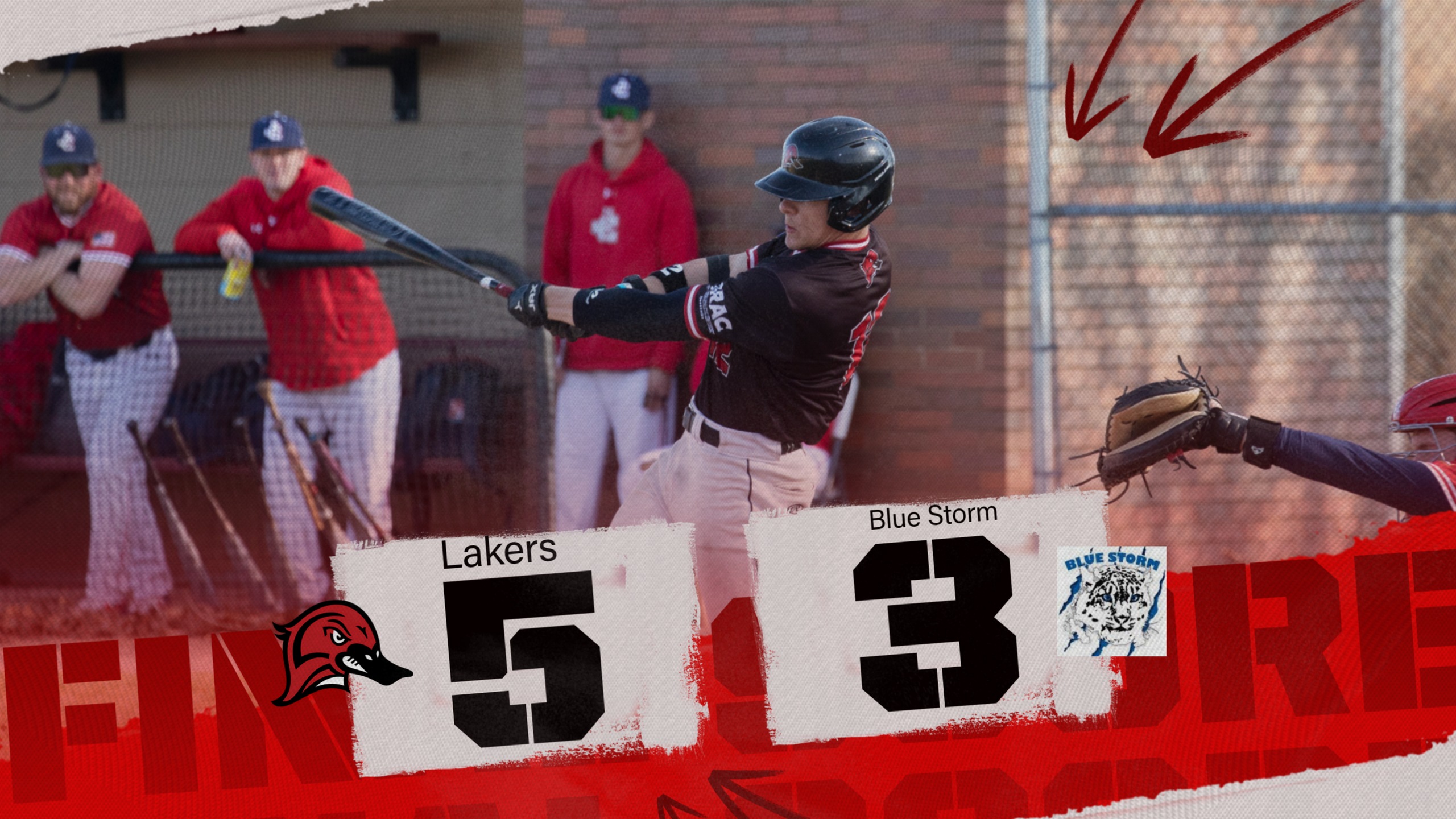 Lakers bounce back and split the double header behind Dicky Gonzalez and a go-ahead HR from Kiefer Tarnoki