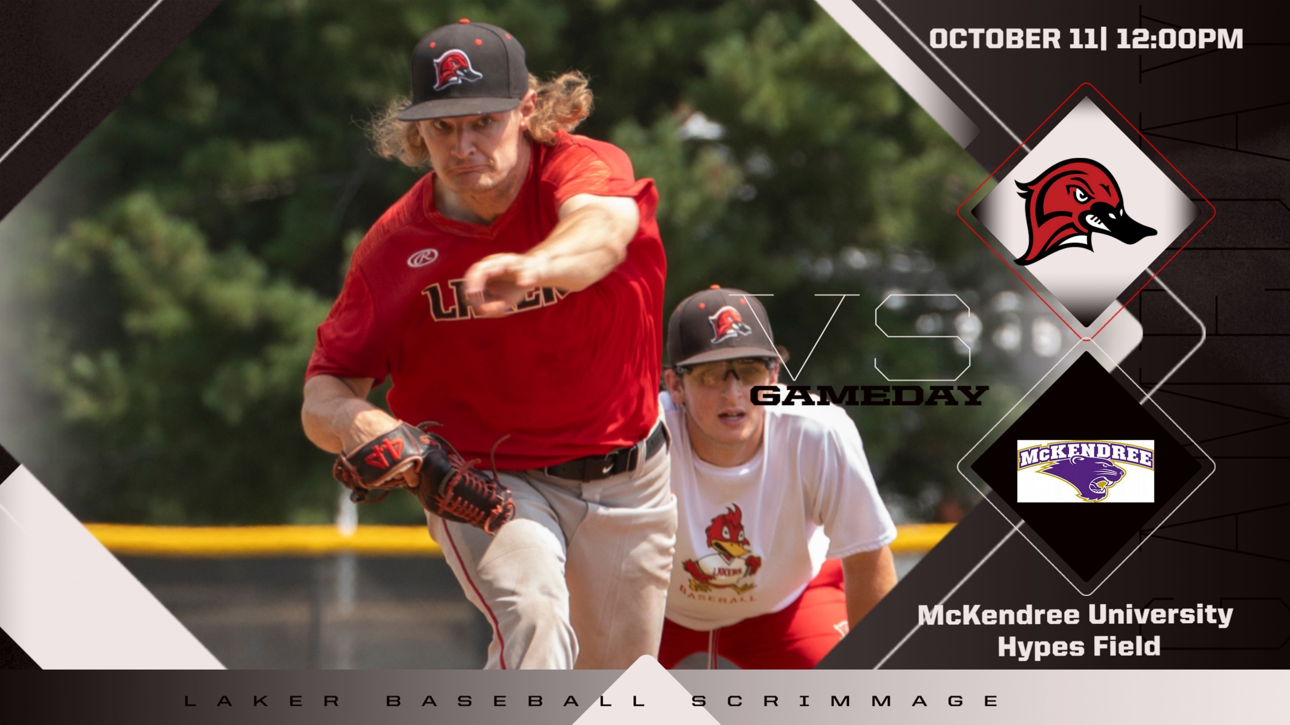 Lakers Travel to Hypes Baseball Field to take on McKendree University for a Fall Scrimmage