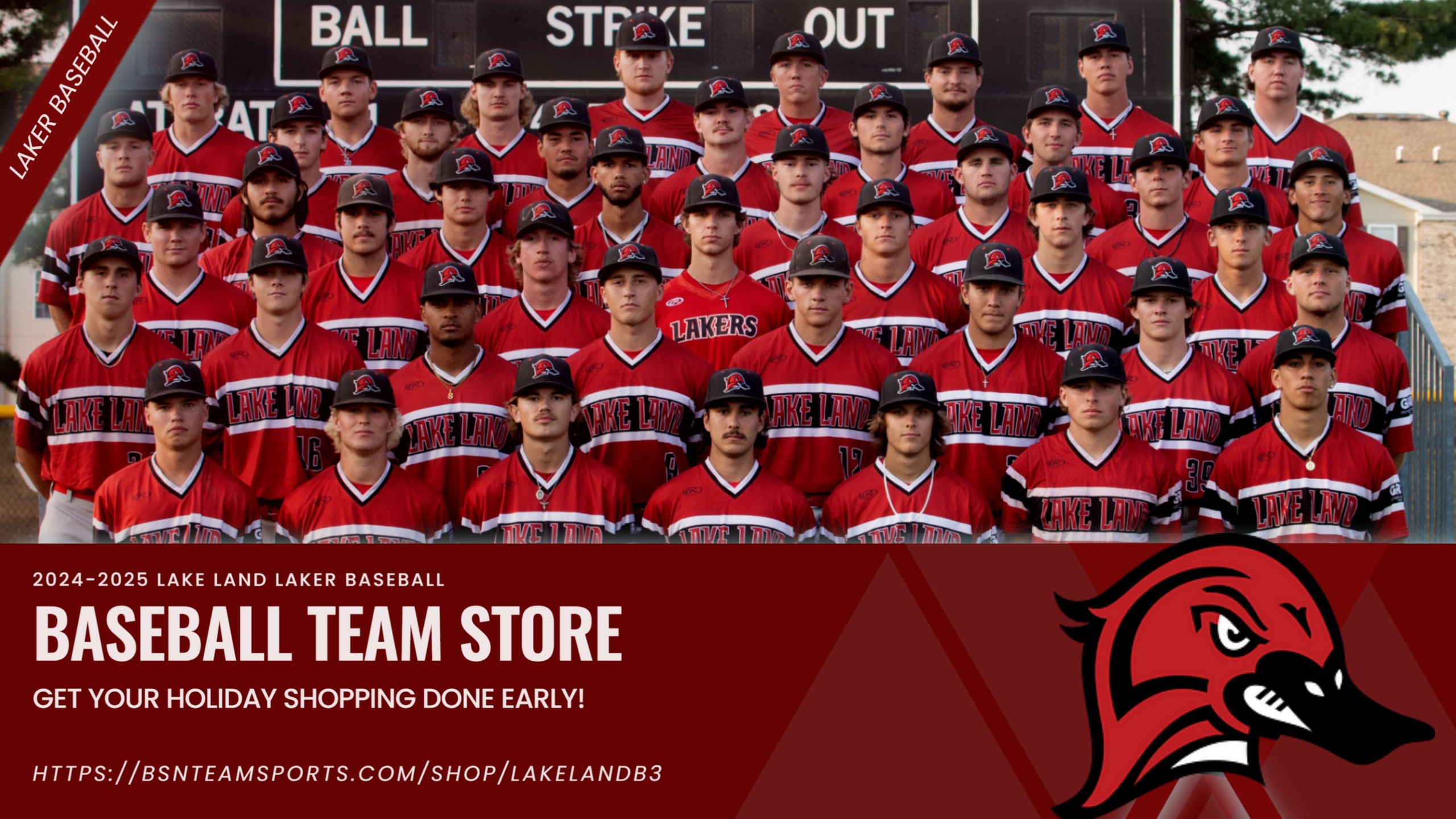 Get your Laker Baseball Team Gear!